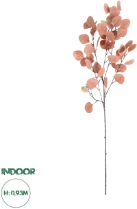 GloboStar® Artificial Garden EUCALYPTUS BRANCH 20257 Τεχνητό Διακοσμητικό Κλαδί Ευκάλυπτου Π27 x Υ93cm
