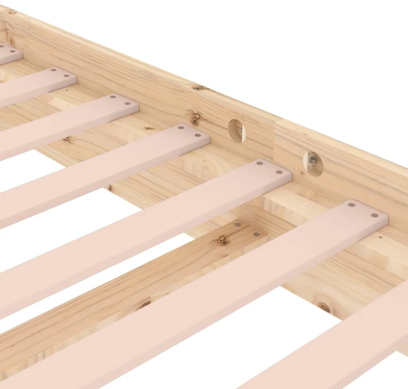 ΠΛΑΙΣΙΟ ΚΡΕΒΑΤΙΟΥ 135 X 190 ΕΚ. ΑΠΟ ΜΑΣΙΦ ΞΥΛΟ 4FT6 DOUBLE 819947