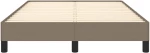 ΠΛΑΙΣΙΟ ΚΡΕΒΑΤΙΟΥ TAUPE 120X200 ΕΚ. ΥΦΑΣΜΑΤΙΝΟ 346708