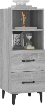 ΝΤΟΥΛΑΠΙ ΓΚΡΙ SONOMA 34,5X34X90 ΕΚ. ΑΠΟ ΕΠΕΞΕΡΓΑΣΜΕΝΟ ΞΥΛΟ 817418