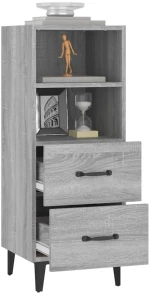 ΝΤΟΥΛΑΠΙ ΓΚΡΙ SONOMA 34,5X34X90 ΕΚ. ΑΠΟ ΕΠΕΞΕΡΓΑΣΜΕΝΟ ΞΥΛΟ 817418