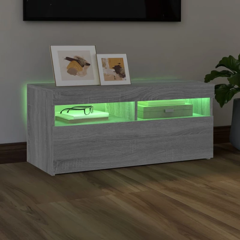 ΈΠΙΠΛΟ ΤΗΛΕΟΡΑΣΗΣ ΜΕ LED ΓΚΡΙ SONOMA 90 X 35 X 40 ΕΚ. 815676