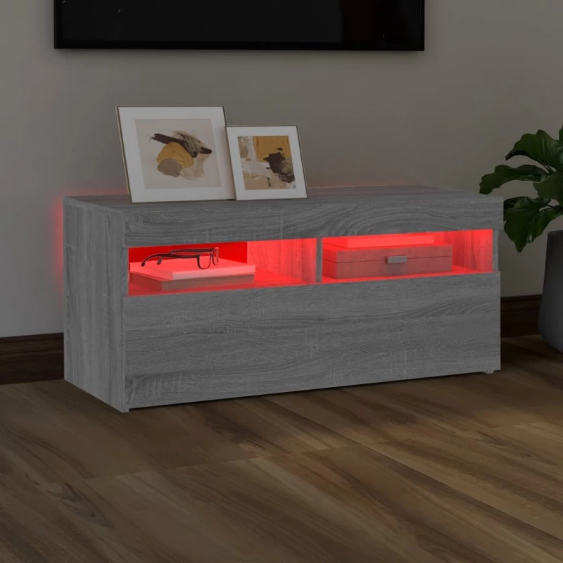 ΈΠΙΠΛΟ ΤΗΛΕΟΡΑΣΗΣ ΜΕ LED ΓΚΡΙ SONOMA 90 X 35 X 40 ΕΚ. 815676