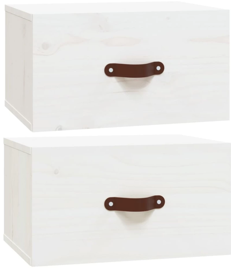 ΚΟΜΟΔΙΝΑ ΕΠΙΤΟΙΧΙΑ 2 ΤΕΜ. ΛΕΥΚΑ 40 X 29,5 X 22 ΕΚ. 820989