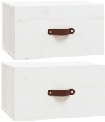 ΚΟΜΟΔΙΝΑ ΕΠΙΤΟΙΧΙΑ 2 ΤΕΜ. ΛΕΥΚΑ 40 X 29,5 X 22 ΕΚ. 820989