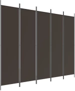 ΔΙΑΧΩΡΙΣΤΙΚΟ ΔΩΜΑΤΙΟΥ ΜΕ 5 ΠΑΝΕΛ ΚΑΦΕ 250X200 ΕΚ. ΑΠΟ ΎΦΑΣΜΑ 350187