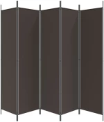 ΔΙΑΧΩΡΙΣΤΙΚΟ ΔΩΜΑΤΙΟΥ ΜΕ 5 ΠΑΝΕΛ ΚΑΦΕ 250X200 ΕΚ. ΑΠΟ ΎΦΑΣΜΑ 350187