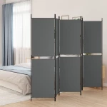 ΔΙΑΧΩΡΙΣΤΙΚΟ ΔΩΜΑΤΙΟΥ ΜΕ 5 ΠΑΝΕΛ ΑΝΘΡΑΚΙ 250X180 ΕΚ. ΑΠΟ ΎΦΑΣΜΑ 350220