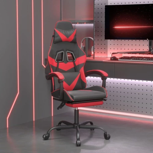 ΚΑΡΕΚΛΑ GAMING ΠΕΡΙΣΤΡ. ΥΠΟΠΟΔΙΟ ΜΑΥΡΟ/ΠΡΑΣΙΝΟ ΣΥΝΘΕΤΙΚΟ ΔΕΡΜΑ 349556