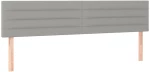 ΚΡΕΒΑΤΙ BOXSPRING ΜΕ ΣΤΡΩΜΑ ΑΝΟΙΧΤΟ ΓΚΡΙ 200X200 ΕΚ. ΥΦΑΣΜΑΤΙΝΟ 3126349
