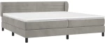 ΚΡΕΒΑΤΙ BOXSPRING ΜΕ ΣΤΡΩΜΑ ΑΝΟΙΧΤΟ ΓΚΡΙ 200X200 ΕΚ. ΒΕΛΟΥΔΙΝΟ 3127571