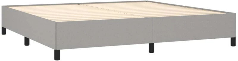 ΚΡΕΒΑΤΙ BOXSPRING ΜΕ ΣΤΡΩΜΑ ΑΝΟΙΧΤΟ ΓΚΡΙ 200X200 ΕΚ. ΥΦΑΣΜΑΤΙΝΟ 3128069