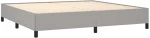 ΚΡΕΒΑΤΙ BOXSPRING ΜΕ ΣΤΡΩΜΑ ΑΝΟΙΧΤΟ ΓΚΡΙ 200X200 ΕΚ. ΥΦΑΣΜΑΤΙΝΟ 3128069