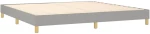 ΚΡΕΒΑΤΙ BOXSPRING ΜΕ ΣΤΡΩΜΑ ΑΝΟΙΧΤΟ ΓΚΡΙ 200X200 ΕΚ. ΥΦΑΣΜΑΤΙΝΟ 3130217