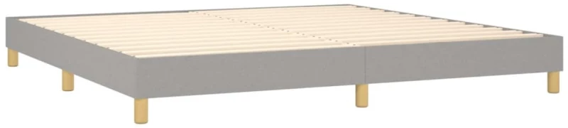 ΚΡΕΒΑΤΙ BOXSPRING ΜΕ ΣΤΡΩΜΑ ΑΝΟΙΧΤΟ ΓΚΡΙ 200X200 ΕΚ. ΥΦΑΣΜΑΤΙΝΟ 3130457