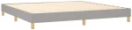 ΚΡΕΒΑΤΙ BOXSPRING ΜΕ ΣΤΡΩΜΑ ΑΝΟΙΧΤΟ ΓΚΡΙ 200X200 ΕΚ. ΥΦΑΣΜΑΤΙΝΟ 3130457