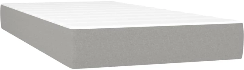 ΚΡΕΒΑΤΙ BOXSPRING ΜΕ ΣΤΡΩΜΑ & LED ΑΝ.ΓΚΡΙ 200X200ΕΚ. ΥΦΑΣΜΑΤΙΝΟ 3133421