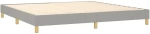 ΚΡΕΒΑΤΙ BOXSPRING ΜΕ ΣΤΡΩΜΑ & LED ΑΝ.ΓΚΡΙ 200X200ΕΚ. ΥΦΑΣΜΑΤΙΝΟ 3133981
