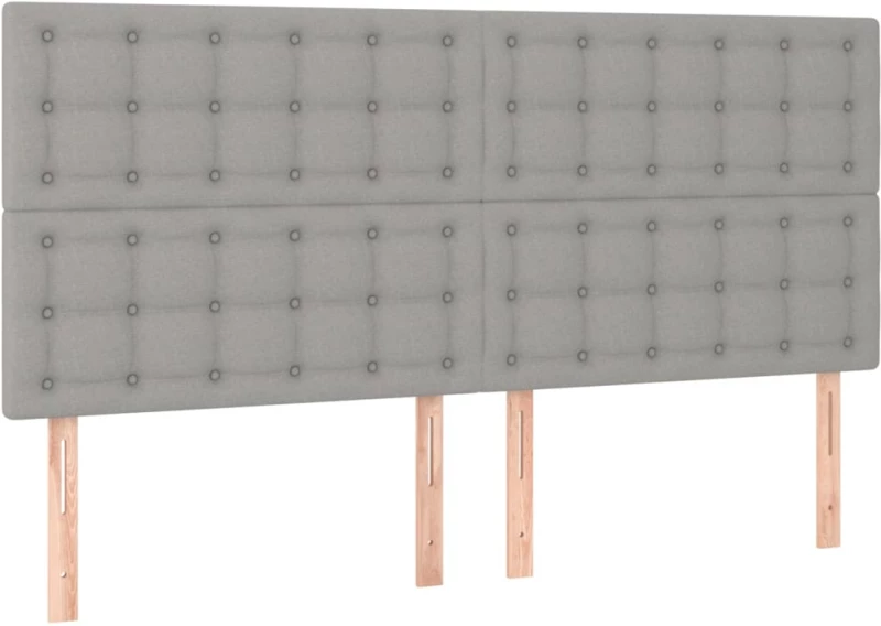 ΚΡΕΒΑΤΙ BOXSPRING ΜΕ ΣΤΡΩΜΑ & LED ΑΝ.ΓΚΡΙ 200X200ΕΚ. ΥΦΑΣΜΑΤΙΝΟ 3135221