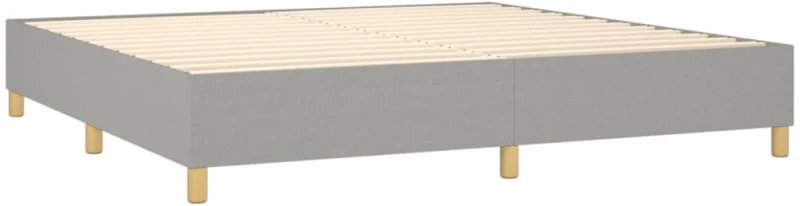 ΚΡΕΒΑΤΙ BOXSPRING ΜΕ ΣΤΡΩΜΑ & LED ΑΝ.ΓΚΡΙ 200X200ΕΚ. ΥΦΑΣΜΑΤΙΝΟ 3135781