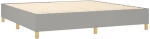 ΚΡΕΒΑΤΙ BOXSPRING ΜΕ ΣΤΡΩΜΑ & LED ΑΝ.ΓΚΡΙ 200X200ΕΚ. ΥΦΑΣΜΑΤΙΝΟ 3135781