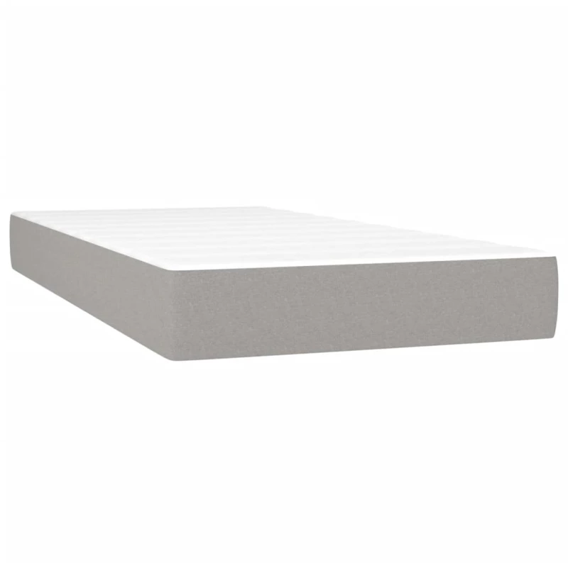 ΚΡΕΒΑΤΙ BOXSPRING ΜΕ ΣΤΡΩΜΑ ΑΝΟΙΧΤΟ ΓΚΡΙ 200X200 ΕΚ. ΥΦΑΣΜΑΤΙΝΟ 3136701