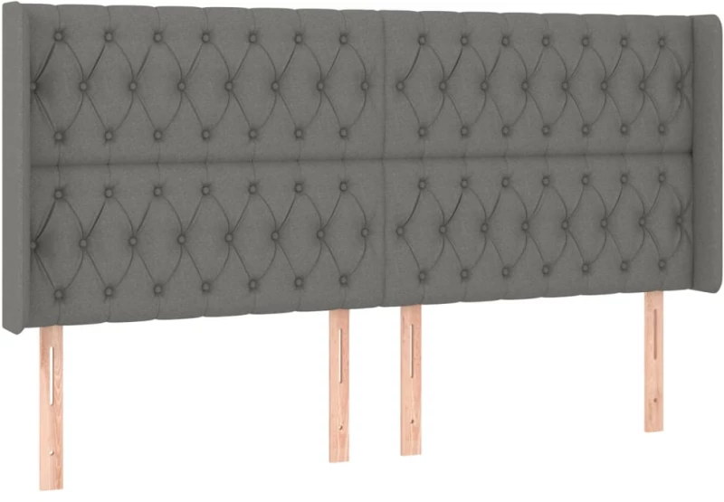 ΚΡΕΒΑΤΙ BOXSPRING ΜΕ ΣΤΡΩΜΑ & LED ΣΚ.ΓΚΡΙ 200X200ΕΚ. ΥΦΑΣΜΑΤΙΝΟ 3138582