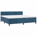 ΚΡΕΒΑΤΙ BOXSPRING ΜΕ ΣΤΡΩΜΑ ΣΚΟΥΡΟ ΜΠΛΕ 200X200 ΕΚ. ΒΕΛΟΥΔΙΝΟ 3141387