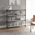ΒΙΒΛΙΟΘΗΚΗ ΓΚΡΙ SONOMA 100 X 33 X 100 ΕΚ. ΕΠΕΞ. ΞΥΛΟ & ΑΤΣΑΛΙ 819360
