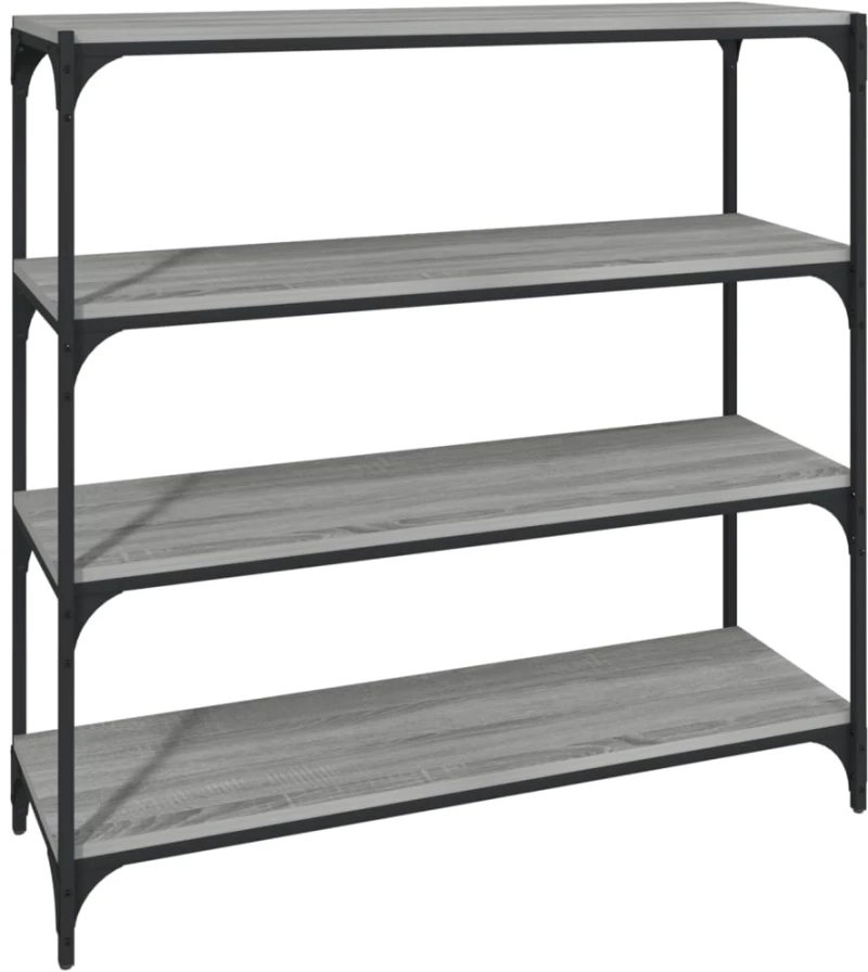 ΒΙΒΛΙΟΘΗΚΗ ΓΚΡΙ SONOMA 100 X 33 X 100 ΕΚ. ΕΠΕΞ. ΞΥΛΟ & ΑΤΣΑΛΙ 819360