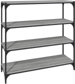 ΒΙΒΛΙΟΘΗΚΗ ΓΚΡΙ SONOMA 100 X 33 X 100 ΕΚ. ΕΠΕΞ. ΞΥΛΟ & ΑΤΣΑΛΙ 819360
