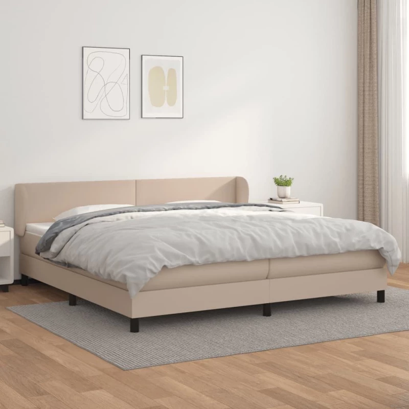 ΚΡΕΒΑΤΙ BOXSPRING ΜΕ ΣΤΡΩΜΑ ΚΑΠΟΥΤΣΙΝΟ 200X200ΕΚ.ΑΠΟ ΣΥΝΘ.ΔΕΡΜΑ 3127216