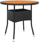 ΣΕΤ ΕΠΙΠΛΩΝ BISTRO ΚΗΠΟΥ 3 ΤΕΜ. ΜΑΥΡΟ ΑΠΟ ΣΥΝΘΕΤΙΚΟ ΡΑΤΑΝ 3058482
