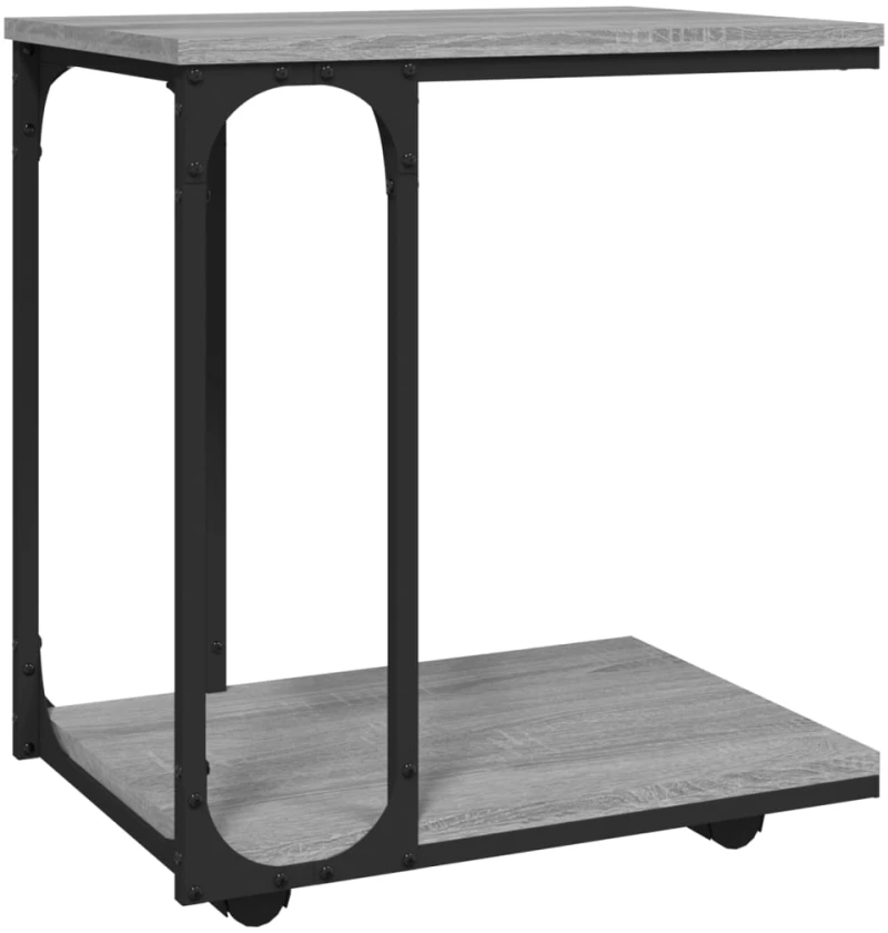 ΒΟΗΘΗΤΙΚΟ ΤΡΑΠΕΖΙ ΜΕ ΡΟΔΕΣ ΓΚΡΙ SONOMA 50X35X55,5 ΕΚ ΕΠΕΞ. ΞΥΛΟ 825810
