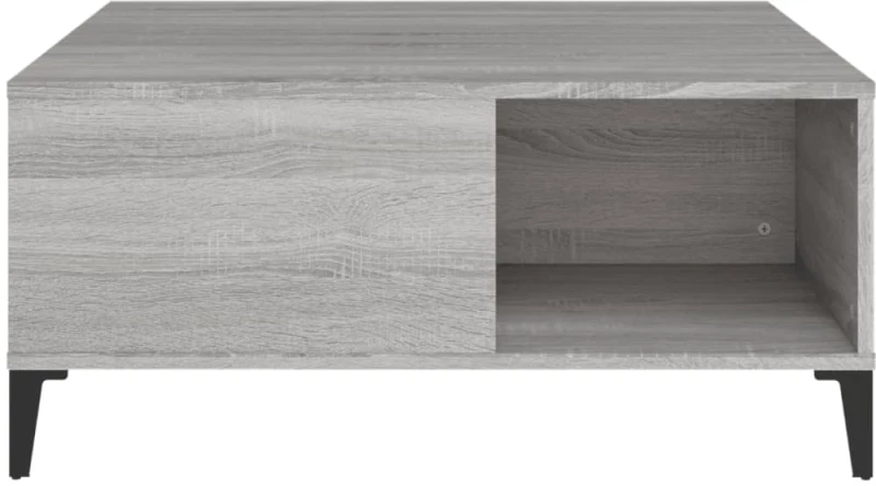 ΤΡΑΠΕΖΑΚΙ ΣΑΛΟΝΙΟΥ ΓΚΡΙ SONOMA 80X80X36,5ΕΚ. ΕΠΕΞΕΡΓΑΣΜΕΝΟ ΞΥΛΟ 821106