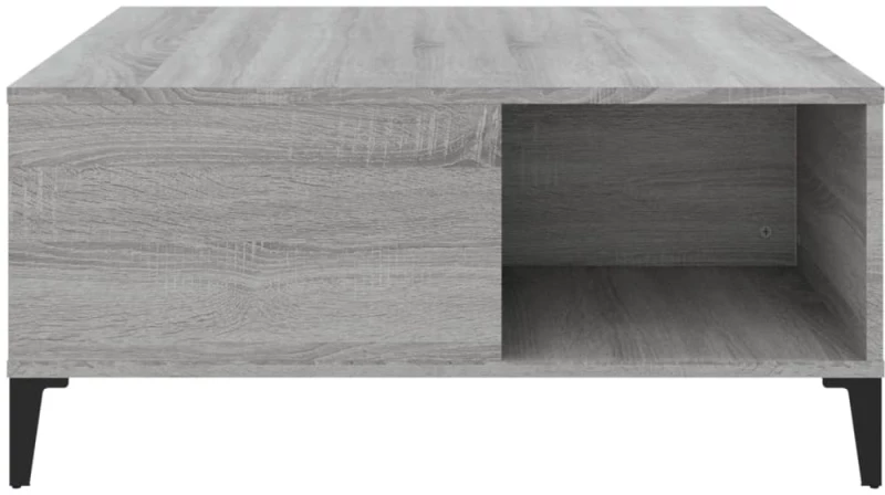 ΤΡΑΠΕΖΑΚΙ ΣΑΛΟΝΙΟΥ ΓΚΡΙ SONOMA 80X80X36,5ΕΚ. ΕΠΕΞΕΡΓΑΣΜΕΝΟ ΞΥΛΟ 821106