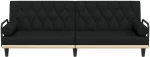 ΚΑΝΑΠΕΣ ΚΡΕΒΑΤΙ ΜΕ ΜΠΡΑΤΣΑ ΜΑΥΡΟΣ ΥΦΑΣΜΑΤΙΝΟΣ 351939