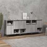 ΝΤΟΥΛΑΠΙ 3 ΤΕΜ. ΓΚΡΙ SONOMA 60X35X70 ΕΚ. ΑΠΟ ΕΠΕΞΕΡΓΑΣΜΕΝΟ ΞΥΛΟ 3185749