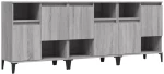ΝΤΟΥΛΑΠΙ 3 ΤΕΜ. ΓΚΡΙ SONOMA 60X35X70 ΕΚ. ΑΠΟ ΕΠΕΞΕΡΓΑΣΜΕΝΟ ΞΥΛΟ 3185749