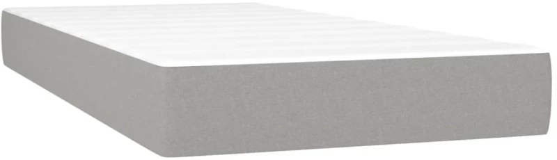 ΚΡΕΒΑΤΙ BOXSPRING ΜΕ ΣΤΡΩΜΑ ΑΝΟΙΧΤΟ ΓΚΡΙ 200X200 ΕΚ. ΥΦΑΣΜΑΤΙΝΟ 3137341