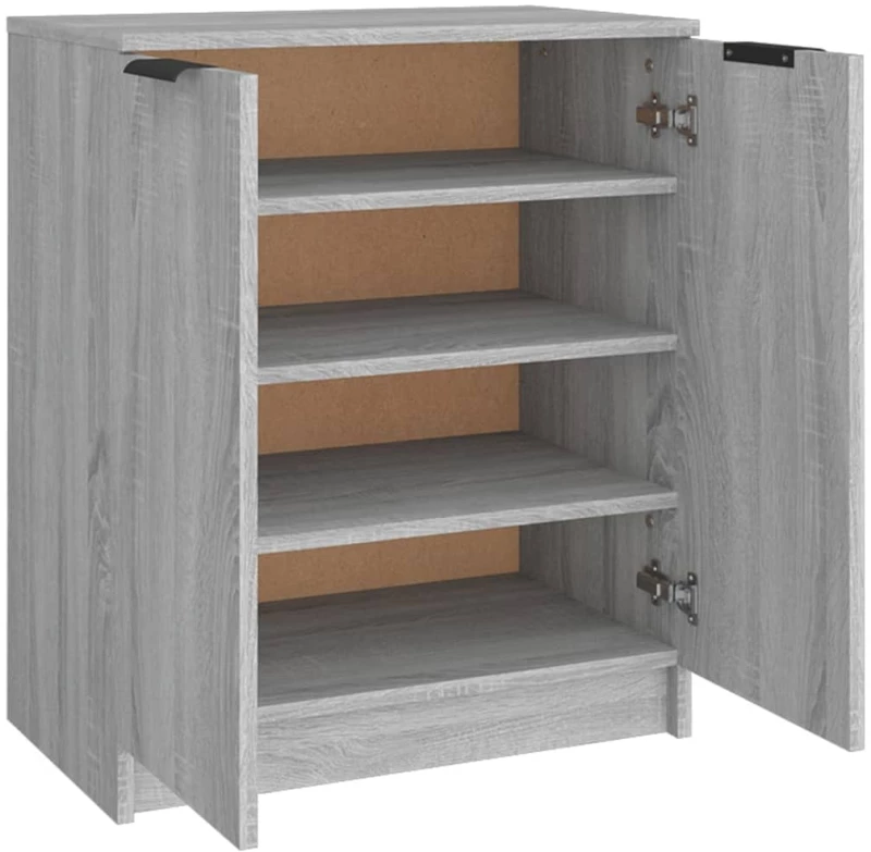 ΠΑΠΟΥΤΣΟΘΗΚΗ ΓΚΡΙ SONOMA 59X35X70 ΕΚ. ΑΠΟ ΕΠΕΞΕΡΓΑΣΜΕΝΟ ΞΥΛΟ 817103