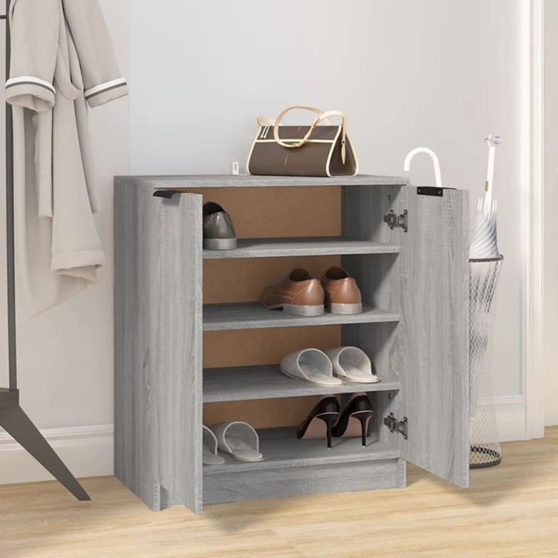 ΠΑΠΟΥΤΣΟΘΗΚΗ ΓΚΡΙ SONOMA 59X35X70 ΕΚ. ΑΠΟ ΕΠΕΞΕΡΓΑΣΜΕΝΟ ΞΥΛΟ 817103