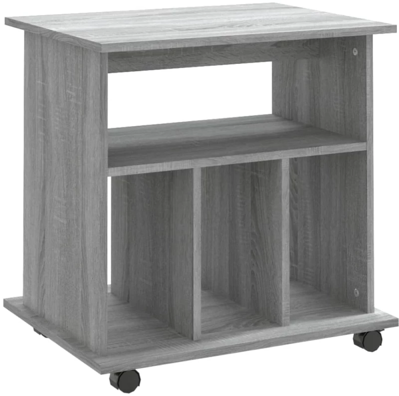 ΝΤΟΥΛΑΠΙ ΜΕ ΡΟΔΑΚΙΑ ΓΚΡΙ SONOMA 60X45X60 ΕΚ. ΕΠΕΞΕΡΓΑΣΜΕΝΟ ΞΥΛΟ 826355
