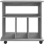 ΝΤΟΥΛΑΠΙ ΜΕ ΡΟΔΑΚΙΑ ΓΚΡΙ SONOMA 60X45X60 ΕΚ. ΕΠΕΞΕΡΓΑΣΜΕΝΟ ΞΥΛΟ 826355