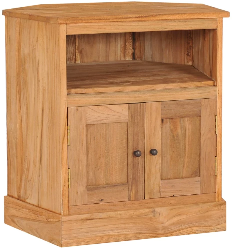 ΝΤΟΥΛΑΠΙ ΓΩΝΙΑΚΟ 60 X 45 X 60 ΕΚ. ΑΠΟ ΜΑΣΙΦ ΞΥΛΟ TEAK 288898