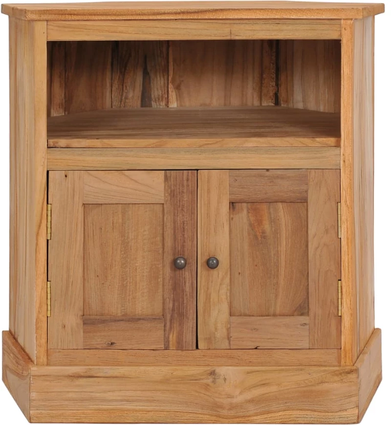 ΝΤΟΥΛΑΠΙ ΓΩΝΙΑΚΟ 60 X 45 X 60 ΕΚ. ΑΠΟ ΜΑΣΙΦ ΞΥΛΟ TEAK 288898