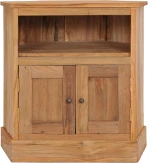 ΝΤΟΥΛΑΠΙ ΓΩΝΙΑΚΟ 60 X 45 X 60 ΕΚ. ΑΠΟ ΜΑΣΙΦ ΞΥΛΟ TEAK 288898