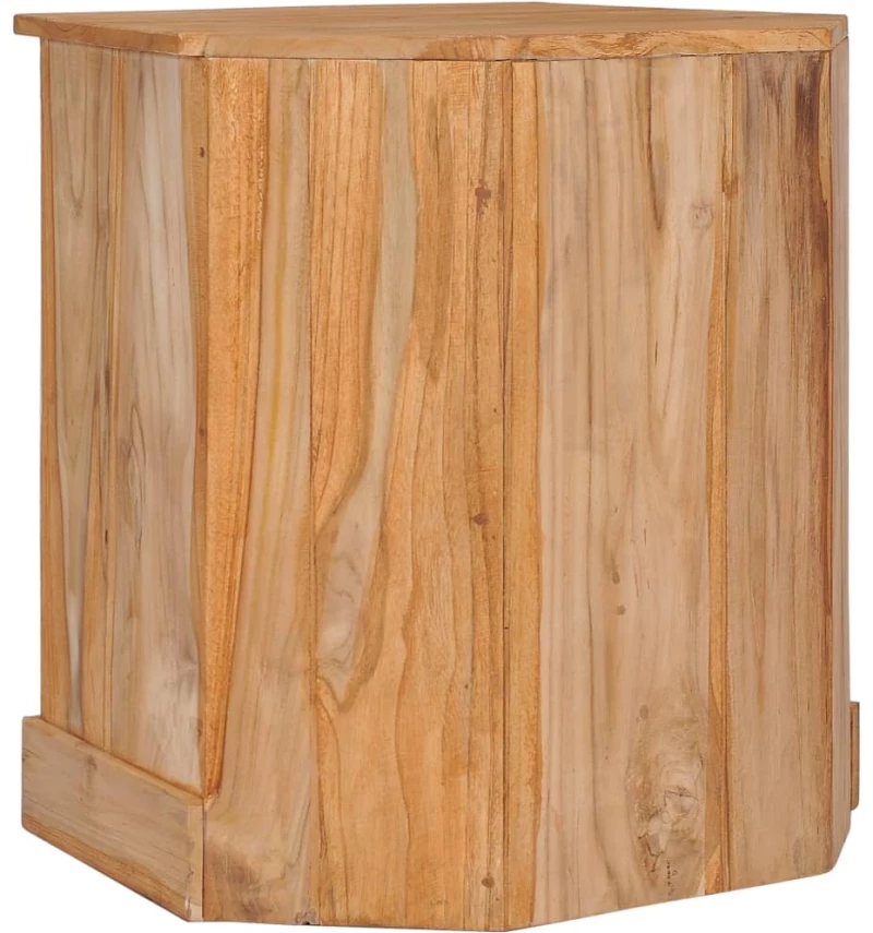 ΝΤΟΥΛΑΠΙ ΓΩΝΙΑΚΟ 60 X 45 X 60 ΕΚ. ΑΠΟ ΜΑΣΙΦ ΞΥΛΟ TEAK 288898