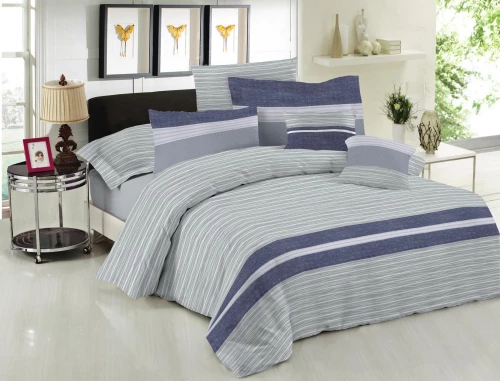 Σετ Κουβερλί Le Blanc Premium Cotton 100% Brooklyn Ice Υπέρδιπλο 220x240