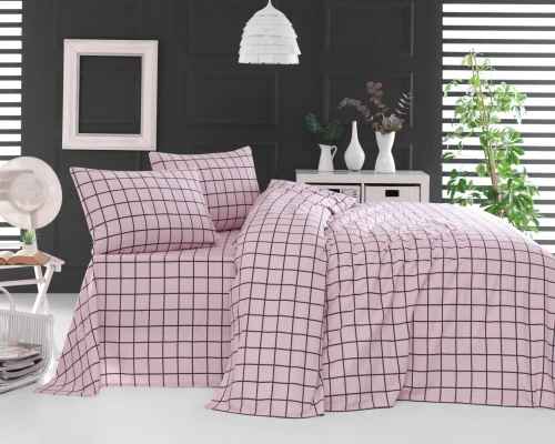 SQUARES ΡΟΖ - ΣΕΤ ΠΑΠΛΩΜΑΤΟΘΗΚΗ ΦΑΝΕΛΕΝΙΑ ΥΠΕΡΔΙΠΛΟ (220X250)